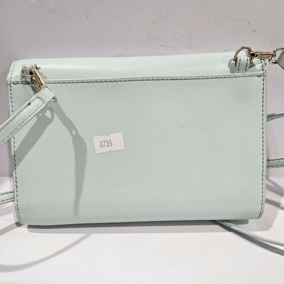 Kate Spade Light Green Wallet with Floral Car Motif - Picture 5 of 6